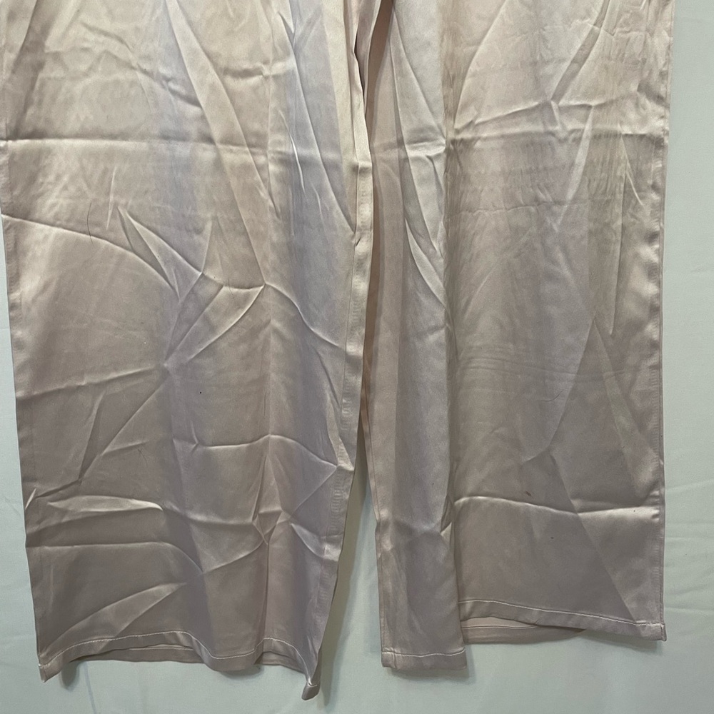BCBGMaxAzria Satin Pants Light Violet Women’s Large - Picture 3 of 9